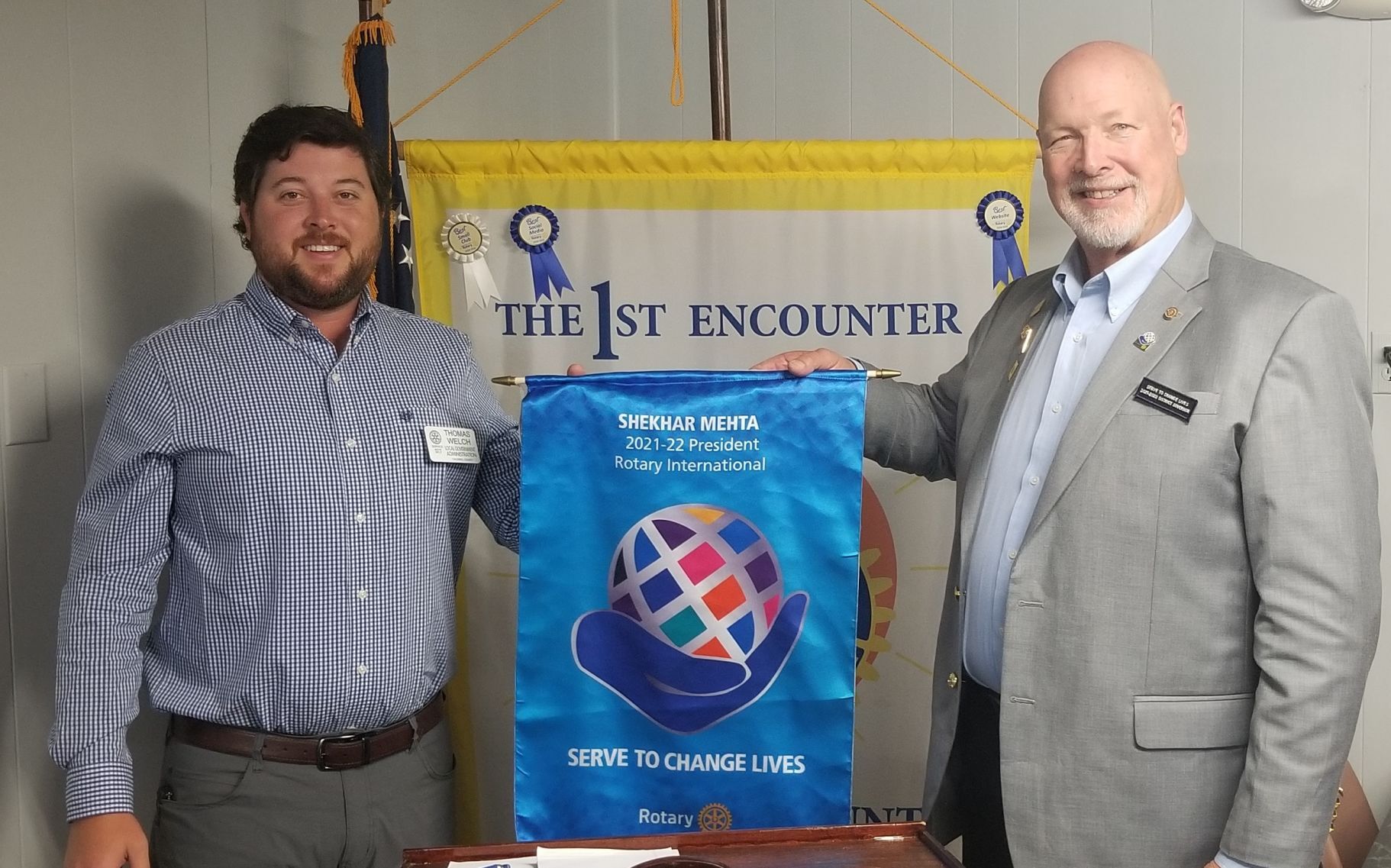 District governor visits Caldwell Rotary